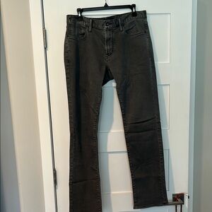 John Varvatos Charcoal Jeans size 32. Bowery slim straight fit. Worn twice